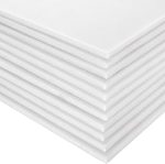 10 Pack A2 White Foam Board 5 mm Thick- White -Foam Core Polystyrene - Photo Mount - for Presentation, Mounting, and Arts