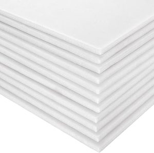 10 Pack A2 White Foam Board 5 mm Thick- White -Foam Core Polystyrene - Photo Mount - for Presentation, Mounting, and Arts