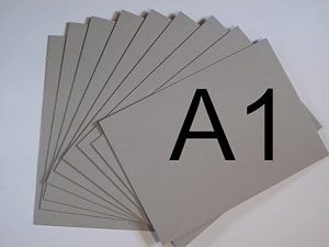 Greyboard Craft Card A1 - Sturdy and Versatile Greyboard Sheets for Art and Craft Projects – for Presentation