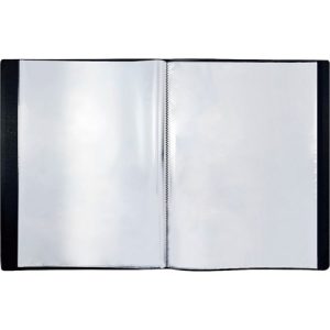 2 x A3 BLACK Presentation Display Book With 20 Pockets -Sleek Black Portfolio Organizer - Portfolio Folder for Artwork, Portfolio Album Binder, Portfolio Presentation Book