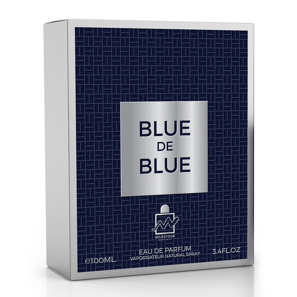 MILESTONE Blue de Blue (Pour Homme) 100ML EDP - Image 3